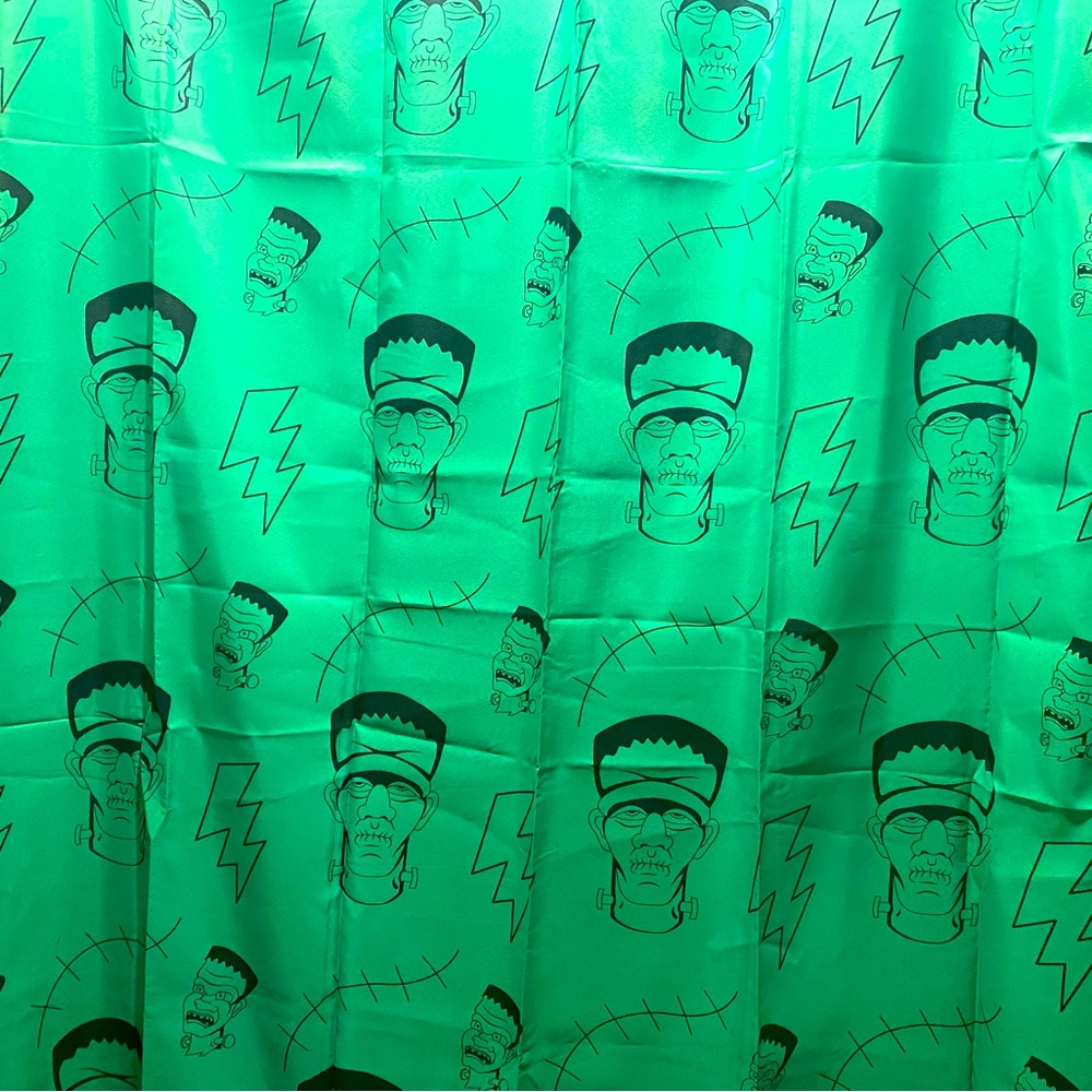Sourpuss Frankenstein shower curtain